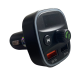 Modulator FM Q1 functie Bluetooth transmitator MP3 handsfree Negru Modulator FM Q1 functie Bluetooth transmitator MP3 handsfree Negru