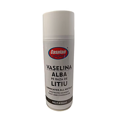 Spray vaselina alba pe baza de litiu Caspian 450ml