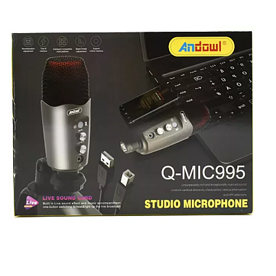 Microfon profesional pentru studio Q MIC995