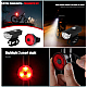 Set lanterna far stop led usb bicicleta trotineta 300 lm minimalist