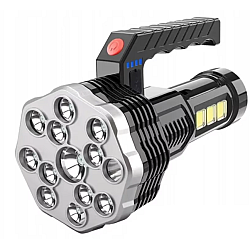 Lanterna multifunctionala 13 LED plus 3 LED COB 913 reincarcabila USB