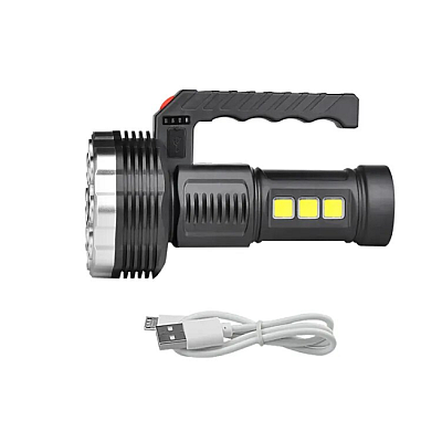 Lanterna multifunctionala 13 LED plus 3 LED COB 913 reincarcabila USB