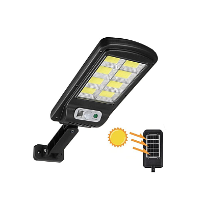 Lampa cu Incarcare Solara 150W, 160 LED-uri COB telecomanda