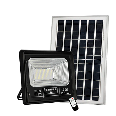 Proiector LED 100W cu panou solar