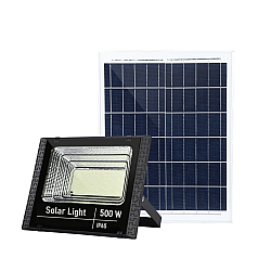 Proiector LED 500W cu panou solar