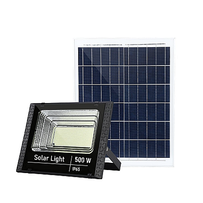 Proiector LED 500W cu panou solar