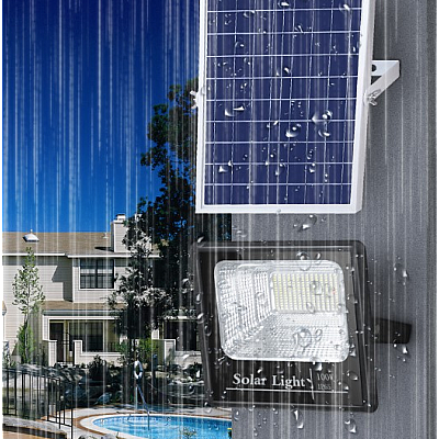 Proiector LED 500W cu panou solar