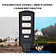 Lampa solara stradala LED 150W cu panou fotovoltaic cu 3 casete