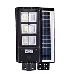 Lampa solara stradala LED 300W cu panou fotovoltaic cu 6 casete