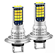 Set 2 Bec Led H7 3030 Smd 90W cu 2 moduri de lumina (rece si calda)