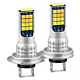 Set 2 Bec Led H7 3030 Smd 90W cu 2 moduri de lumina (rece si calda)