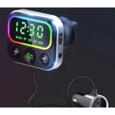 Modulator Transmitator FM Auto BC79 Bluetooth QC 3.0 negru Modulator Transmitator FM Auto BC79 Bluetooth QC 3.0 negru