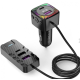Modulator FM Bluetooth CSII cu 2 x USB C si 3 x USB A Modulator FM Bluetooth CSII cu 2 x USB C si 3 x USB A
