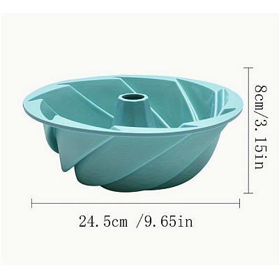 Forma pentru Copt Prajituri Tort Material Silicon Rotunda 22x9.5 cm