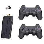 Set Consola gaming 4K retro cu 2x controller wireless dual 2,4G stick jocuri video plug-and-play HDMI USB