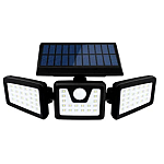 Lampa Solara Tripla cu Panou Solar Incorporat 74 LED SMD Reglabila 360 grade FL 1725A