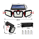 Lampa Solara Tripla cu Panou Solar Incorporat 74 LED SMD Reglabila 360 grade FL 1725A