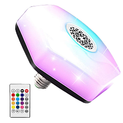 Bec smart XY 730 cu difuzor telecomanda conectare Bluetooth 12 culori LED