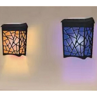 Lampa solara decorativa pentru perete cu LED Multicolor