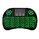 Tastatura Mini Wireless Q K07 cu Touchpad 2.4 GHz Iluminare RGB 7 Culori