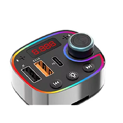 Modulator auto LED RGB BT FM Handsfree USB Andowl Q C888