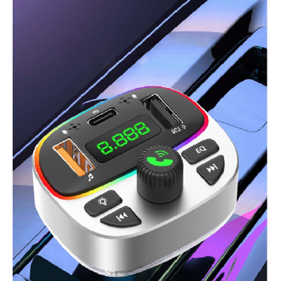 Modulator auto cu LED RGB BT FM Handsfree USB Andowl Q C668 Modulator auto cu LED RGB BT FM Handsfree USB Andowl Q C668