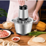 Tocator Electric Multifunctional Q JR842 650W cu 2 Viteze din Inox pentru Carne Fructe si Legume Capacitate 3L Tocator Electric Multifunctional Q JR842 650W cu 2 Viteze din Inox pentru Carne Fructe si Legume Capacitate 3L