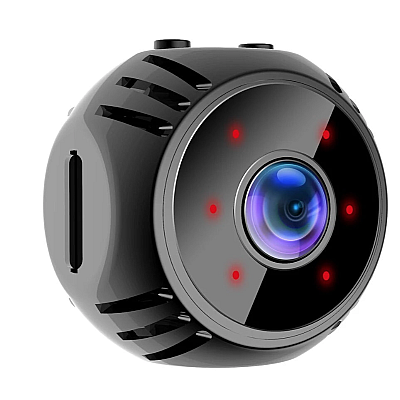 Mini Camera de Supraveghere Model Andowl Q S710 WiFi 1080p Full HD Rotatie 360 Grade Night Vision