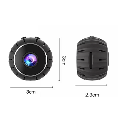 Mini Camera de Supraveghere Model Andowl Q S710 WiFi 1080p Full HD Rotatie 360 Grade Night Vision