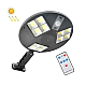 Lampa solara LED stradala A53 61 rotunda cu 4 casete