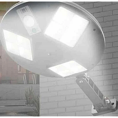 Lampa solara LED stradala A53 61 rotunda cu 4 casete