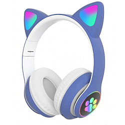 Casti fara fir pentru copii RD B450 Bluetooth design urechi pisica