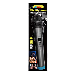 Microfon wireless profesional Andowl Q MIC636 negru