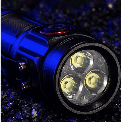 Mini lanterna de mana W5182 puternica cu 3 LED