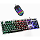 Set tastatura si mouse gaming Andowl QK809 USB iluminare RGB