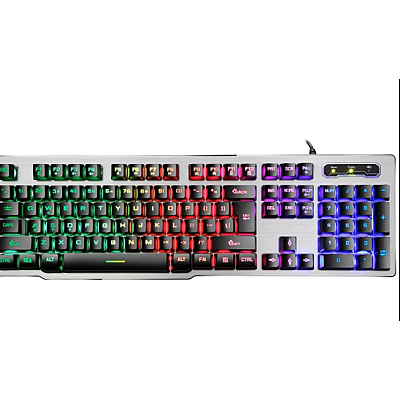 Set tastatura si mouse gaming Andowl QK809 USB iluminare RGB