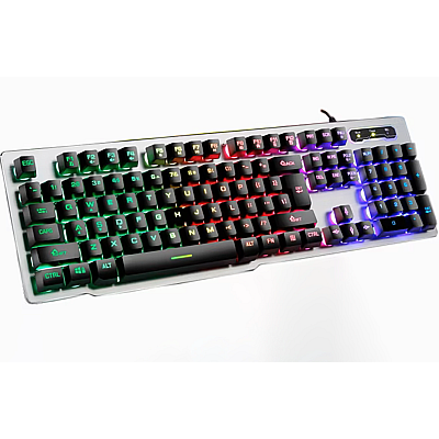 Set tastatura si mouse gaming Andowl QK809 USB iluminare RGB