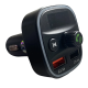 Modulator Fm auto Xd8 cu functie Bluetooth Mod  Bt cu doua porturi Usb microSd Negru Modulator Fm auto Xd8 cu functie Bluetooth Mod  Bt cu doua porturi Usb microSd Negru