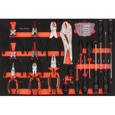 Trusa profesionala de scule tip GEANTA cu 408 piese 4 sertare si maner transport Trusa profesionala de scule tip GEANTA cu 408 piese 4 sertare si maner transport