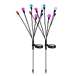 Set 2 lampi solare model LICURICI 6 Led multicolor