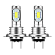 Set 2 becuri auto LED H7 3570 7000LM 2SMD temperatura culoare 6000K putere 80W