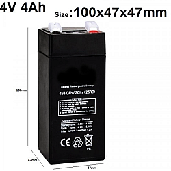 Acumulator Reincarcabil MX941 Plumb Acid 4V 4Ah pentru Cantar Electronic de 350kg Acumulator Reincarcabil MX941 Plumb Acid 4V 4Ah pentru Cantar Electronic de 350kg