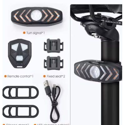 Semnalizare Bicicleta LY 5508 cu Telecomanda Wireless Semnalizare Bicicleta LY 5508 cu Telecomanda Wireless
