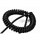 Cablu de date USB la USB type C spiralat negru