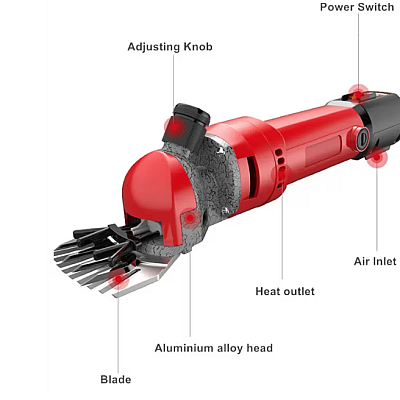 Foarfeca electrica 009 pentru lana 6 viteze 1000w