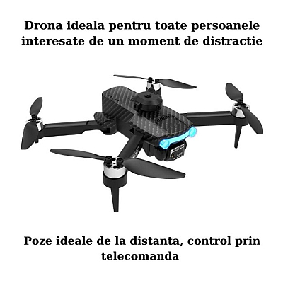 Drona profesionala GST08 filmare 4K HD fotografiaza si inregistreaza pozitii fixe si in miscare