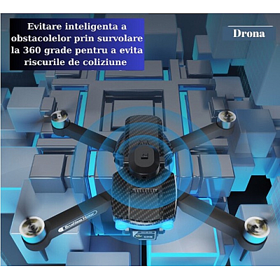 Drona profesionala GST08 filmare 4K HD fotografiaza si inregistreaza pozitii fixe si in miscare