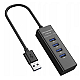 Hub cu 4 Porturi USB 3.0 de 5 Gbps LED Indicator Compact Q 303