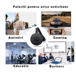 Wireless Receiver pentru Sincronizare Ecran Telefon Andowl Q 713 G4 HDMI Wireless Receiver pentru Sincronizare Ecran Telefon Andowl Q 713 G4 HDMI