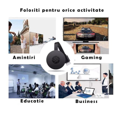 Wireless Receiver pentru Sincronizare Ecran Telefon Andowl Q 713 G4 HDMI Wireless Receiver pentru Sincronizare Ecran Telefon Andowl Q 713 G4 HDMI